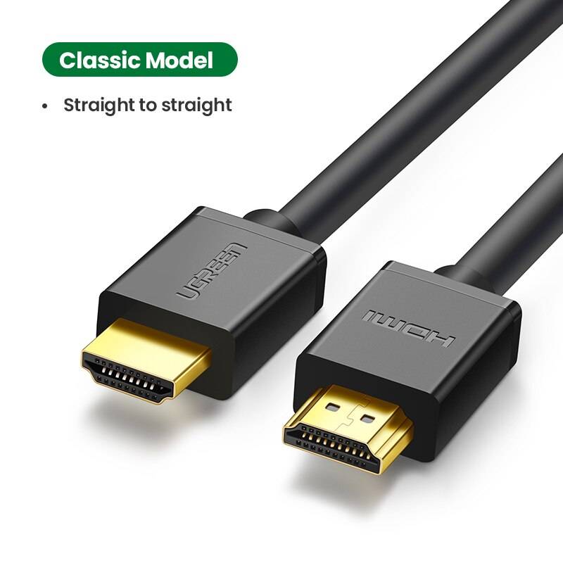 Ugreen hdmi till hdmi kabel höghastighet 4k 60hz för ps4 tv box guldpläterad 2.0 kablar hdmi splitter 0.5m 1m 2m 3m 5m hdmi kabel