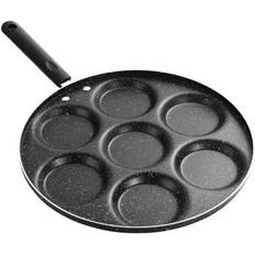Pancakepande, Blinispande med 7 huller Minicrepepande Non-stick Stegte æg Stegepande Minipandekagemaskine