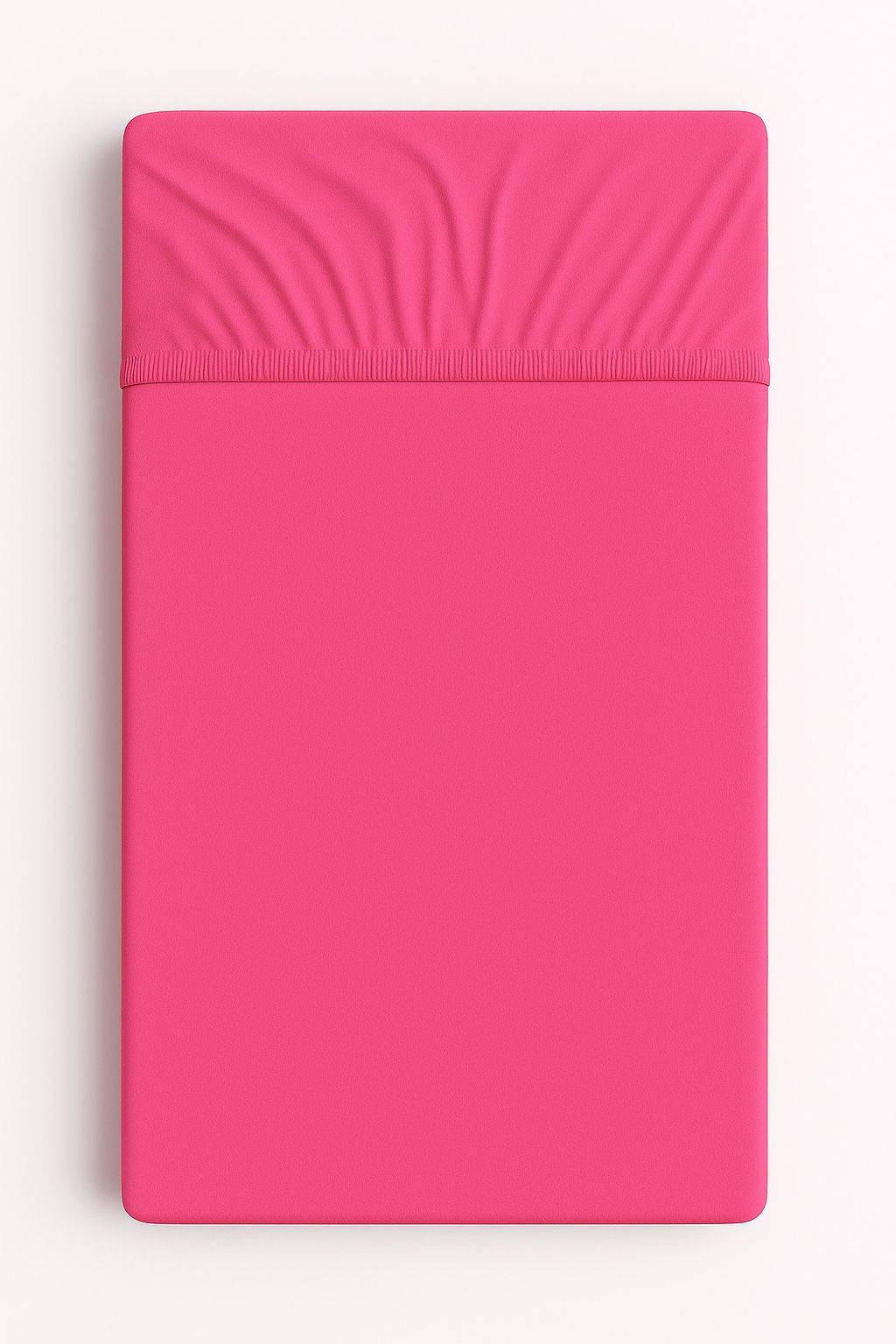 Jersey cotton fitted sheet for a 120x60cm crib - dark pink