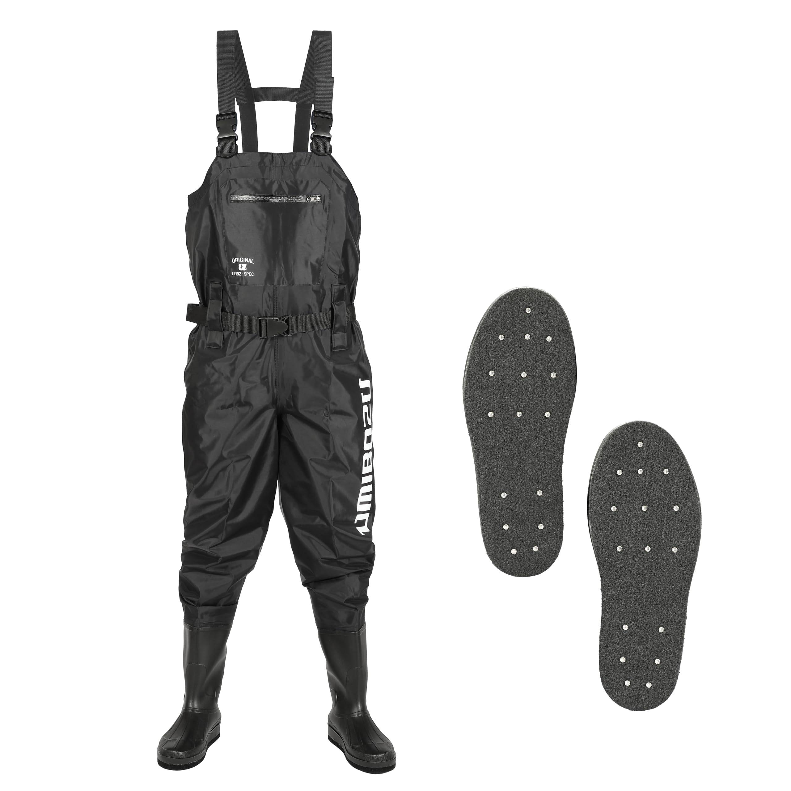 Umibozu Waders, Fishing Boots, Felt Spikes, Nylon, Inner Mesh, 5 Sizes (Felt Spikes/Nylon, XL (27-27.5cm))