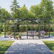 T-modell växthus orangeri | T-modell växthus i aluminium – elegant orangeri för trädgården