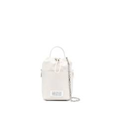 Maison Margiela - 5AC liten bucketbag - unisex - kalvskinn/bomull/polyester/övriga fibrer/bomull/kalvskinn/mässing/zink - one size - Neutral