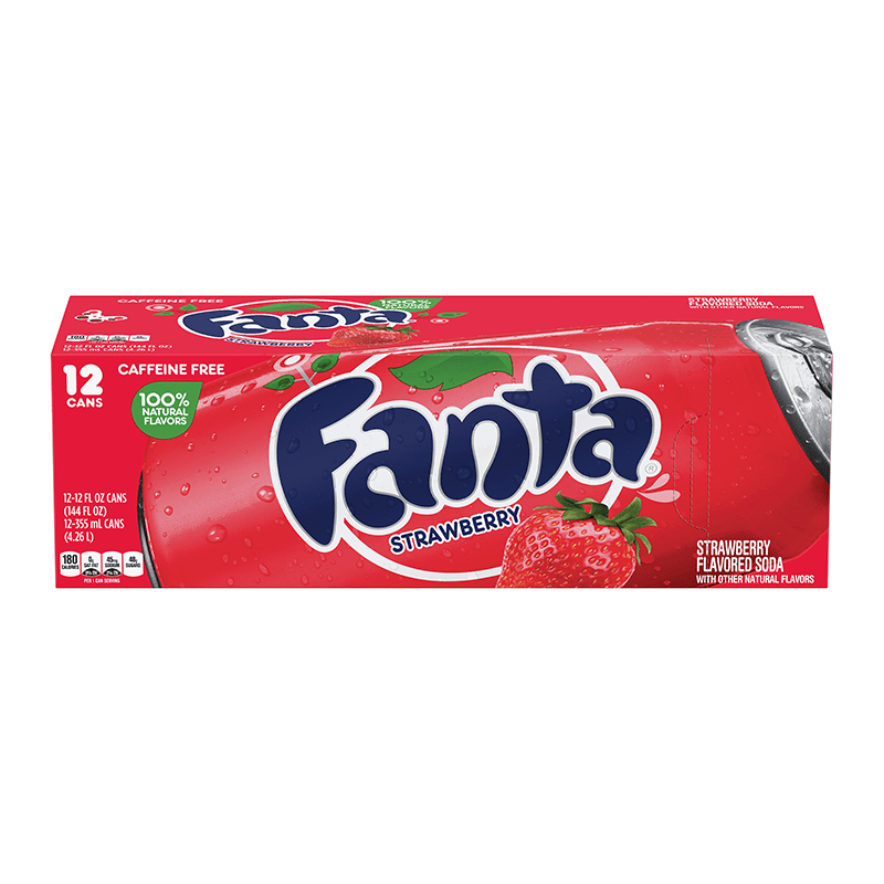 Fanta Strawberry 12x355 ml Dåse