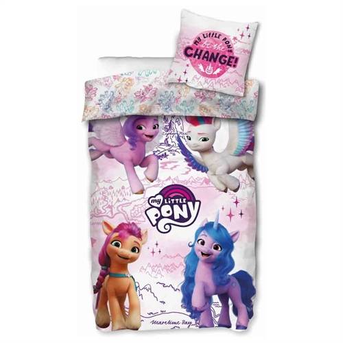 My Little Pony sängkläder - A New Generation - Vändbart påslakanset - 100% bomull