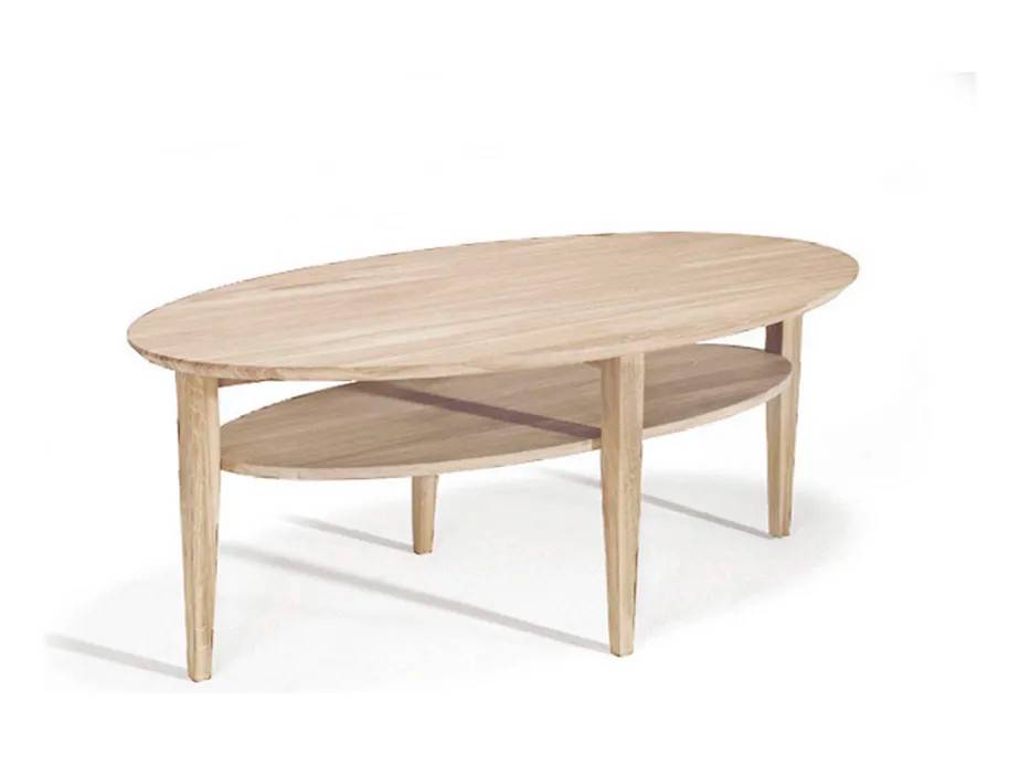Torkelson Tango sofabord Hvidolieret eg 130 x 70 cm