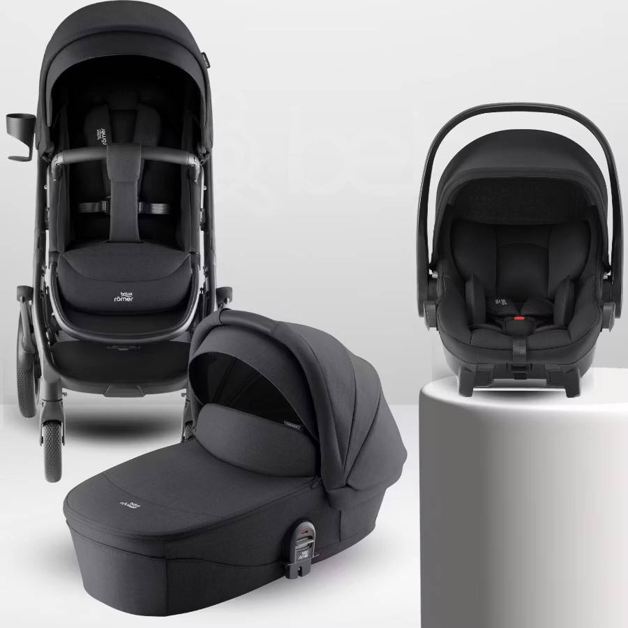 Britax Smile 5Z Barnvagn 3 in 1 Carbon Black