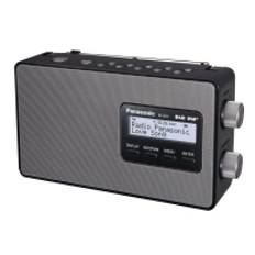 Panasonic-RF-D10EG - Bärbar DAB-radio - 2 Watt - svart