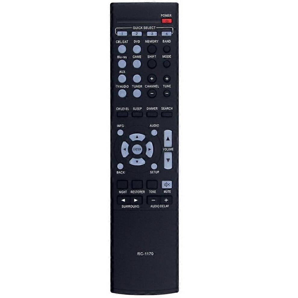 Udskift RC-1170 fjernbetjening med DENON AV-modtager AVR-E200 AVR-X500 AVR-1612 AVR-1622