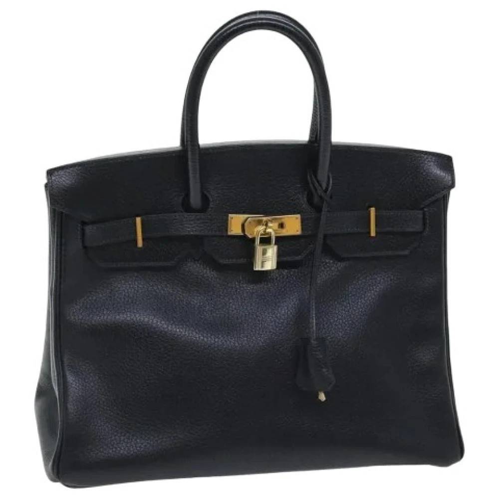 Hermès Vintage Pre-owned Håndtaske - Vintage - Dame - Sort - ONE SIZE - Uld