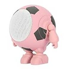 Trådlös Högtalare, Stereo Liten -högtalare Chockerande Bas för Fest (Rosa)