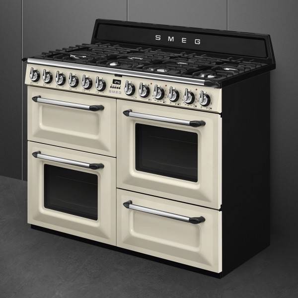 Gasspis 110x60 cm Elektrisk ugn, Creme