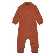 mikk-line Wool Suit w Rib - Fleecekläder - GINGER BREAD / orange