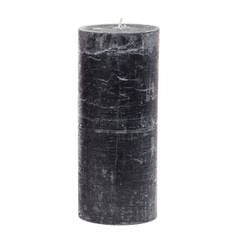 Blockljus Pillar 10 x 20 cm - 168 h Svart