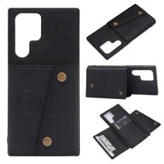 Samsung Galaxy S22 Ultra Mobilskal Pung Sort