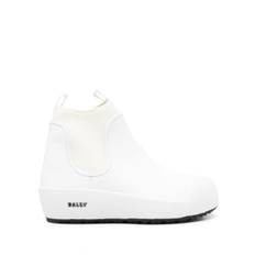 Bally - Gadey stövlar med elastisk panel - dam - läder - 40 - Vit