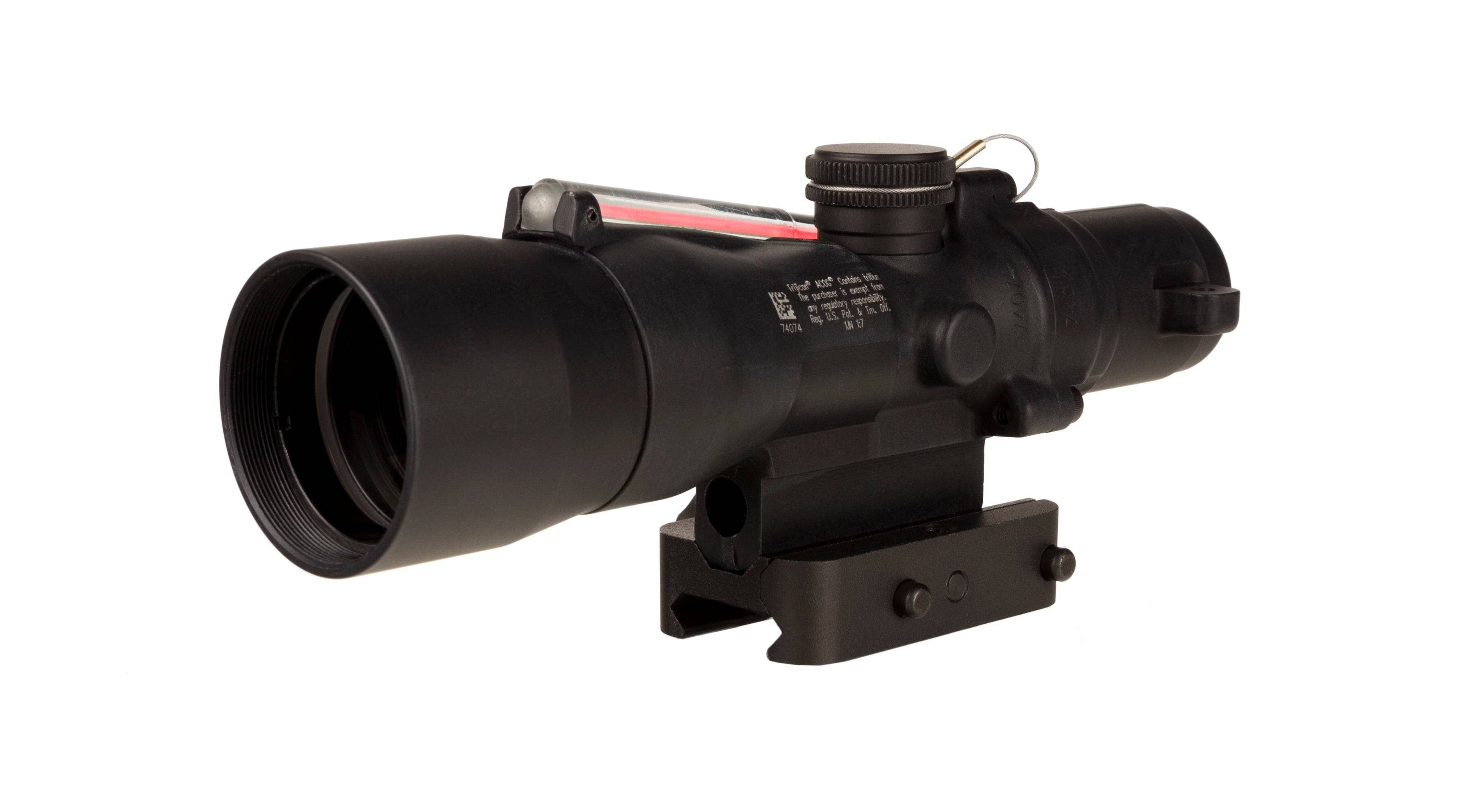 Trijicon - ACOG TA33 - 3x30 mm prismasikte - röd hästsko/punkt, 7.62x39, Q-LOC-montage