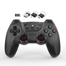 VAORLO Ny 2.4G Game Controller Gamepad Trådlös Joystick Joypad Med OTG Converter För PS3/Smart Phone/Tablet PC/Smart TV Box