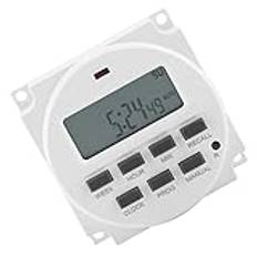 FTVOGUE Computer Time Control Switch Smart Switch Timer 12 V TM618N-4 (inbyggt batteri)