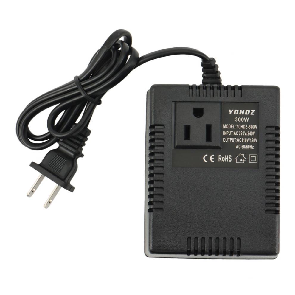 300W Voltage Converter 220V to 110V Transformer Step Down Transformer Voltage Converter Travel Adapter US Plug