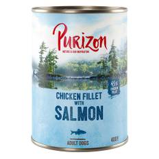 24x400g Laks Purizon Adult hundefoder våd