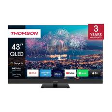 Thomson 43" 4K QLED Plus Google TV 43QG6C14 ➞ På vej til lager - forventet dato: 07.12.2024