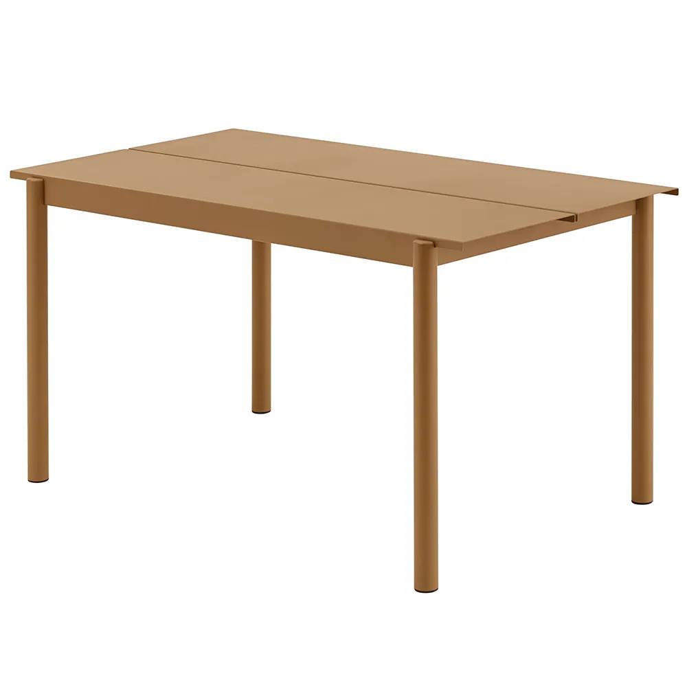 Muuto, Linear Steel Matbord 140X75 cm Burnt Orange