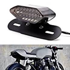 Dreamizer motorcykel LED-bakljus, 12 V motorcykel baksida, ljus, bromsa, blinkers, indikatorlampa, skylt, lampa (rök)