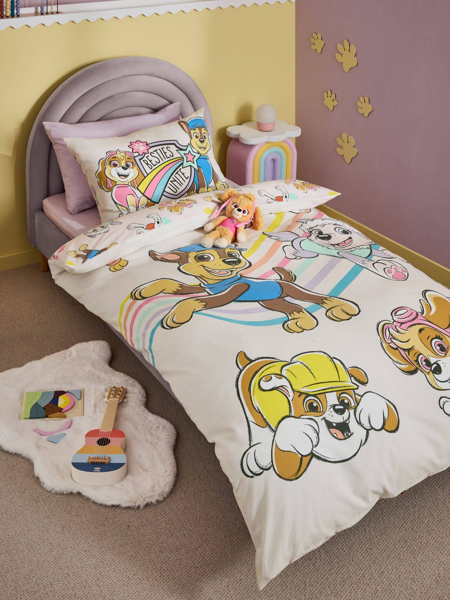Next Pink Paw Patrol Duvet Cover and Pillowcase Set