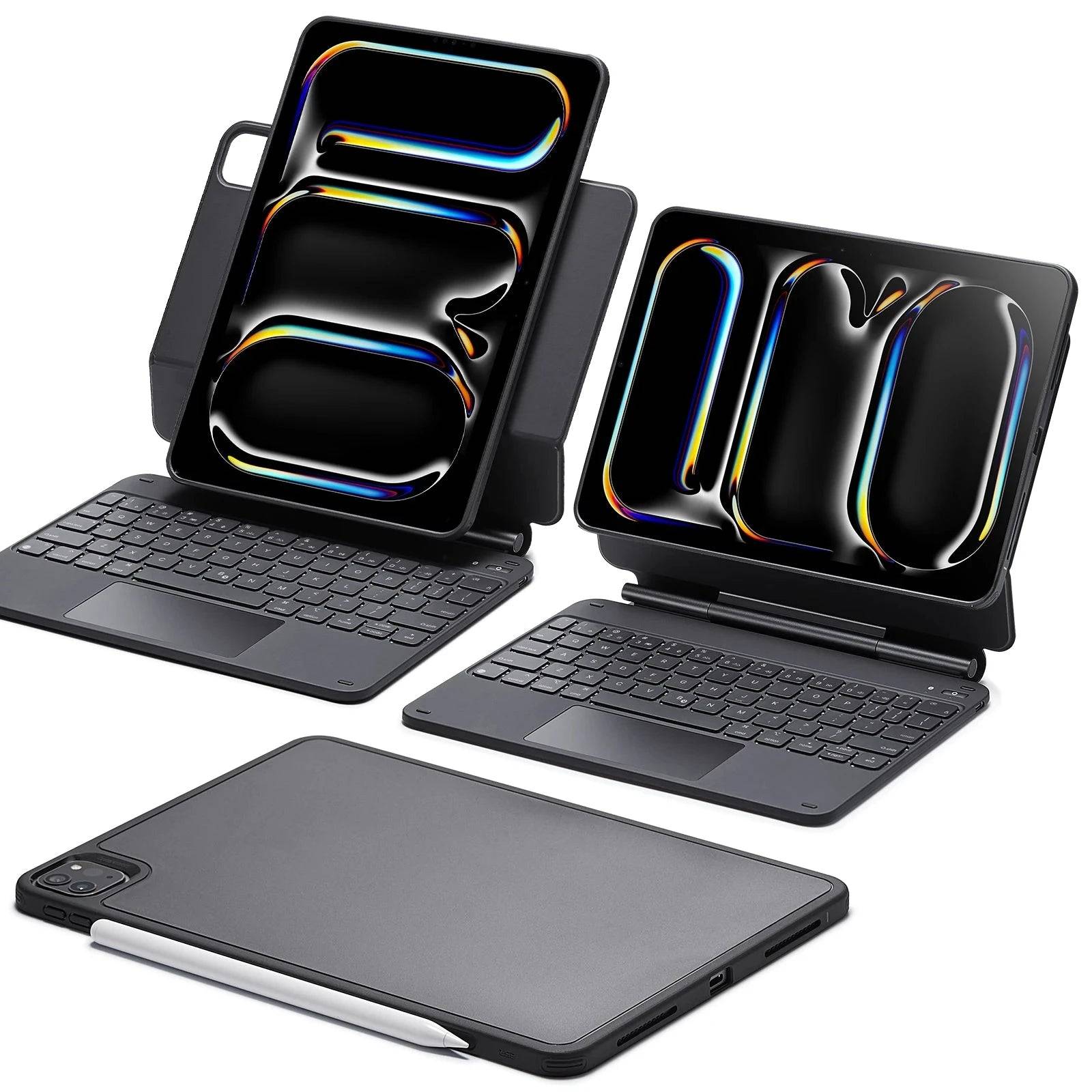 iPad Pro 11” (2024) Rebound Magnetic Keyboard Case 360 - US Layout-Black - US Layout-Black