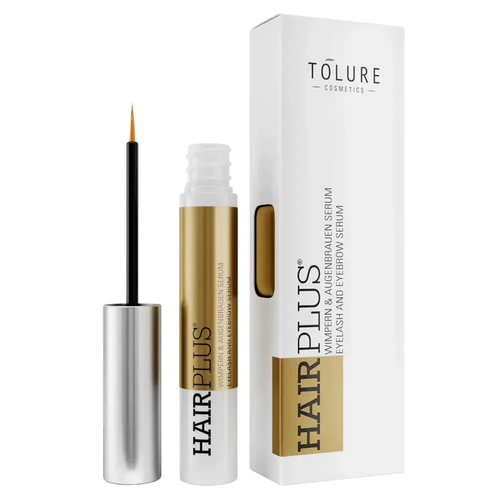 Tolure Hairplus - Vippeserum til Længere Vipper & Fyldigere Bryn | 3ml