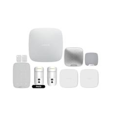 Ajax Hub 2 Plus sæt m Keypad Plus, 2x Nøglebrikker, 2x Fireprotect 2, 1x MotionCam, 1x MotionCam PhOD, 1x HomeSiren, 1x Streetsiren Hvid