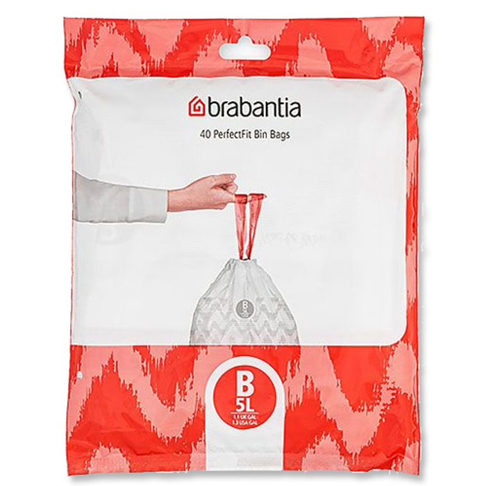 Avfallspåse Brabantia PerfectFit B 5l 40st/fp