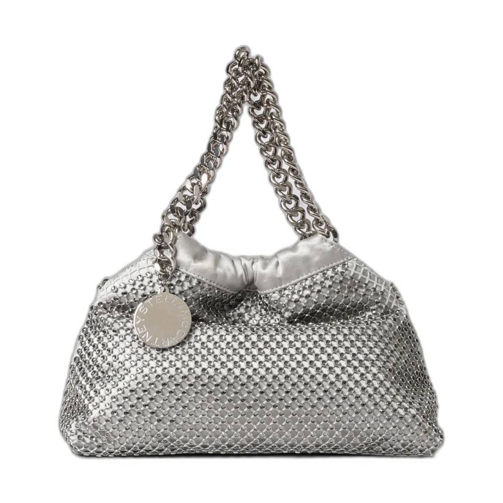 Stella McCartney Falabella Tote med krystaludsmykning - Tasker - Dame - Grå - ONE SIZE -