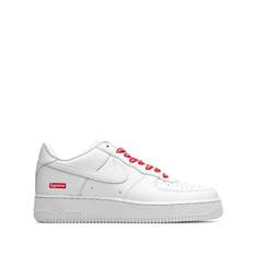 Nike - x Supreme Air Force 1 sneakers - unisex - gummi/läder/polyester - 6 - Vit