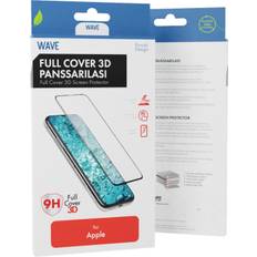 Wave 3D panserglas, iPhone X / Xs / 11 Pro, sort