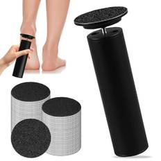Elektrisk fil fot, elektrisk callus-remover med 60 sandpapperskivor, elektrisk avdragare för fotförhårdnader, pedikyrapparat för att ta bort förhårdnader för fotvård, torr hud