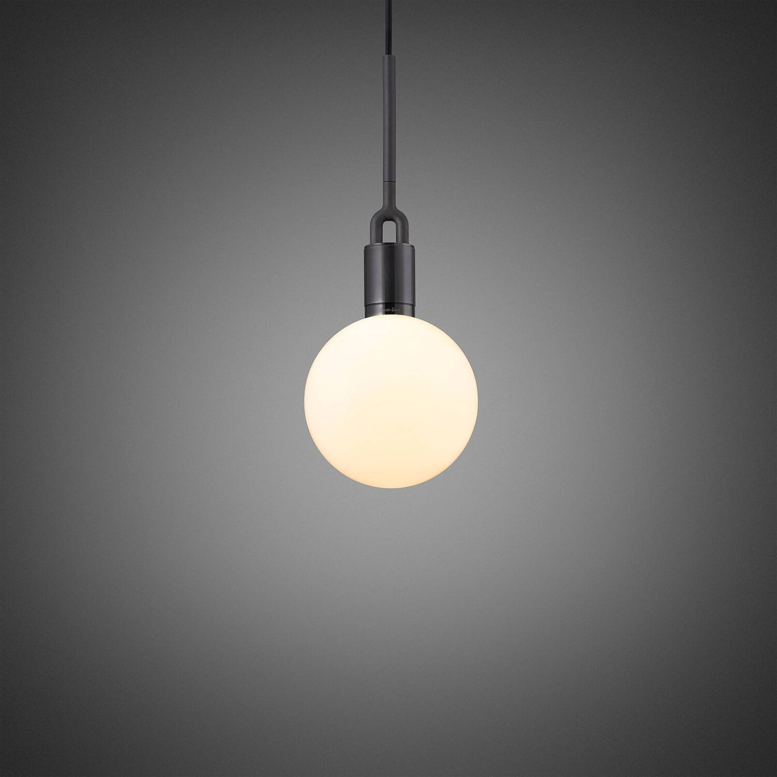 Buster + Punch Glas pendellampa Forked, dimbar, Aluminium / grå / zink, Vardagsrum / matsal, Metall, Pendellampa