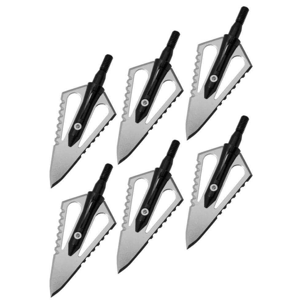 100 Grain Archery Heads Broad Tips Arrows for Practicing Hunting Crossbow Recurve Bow Compound Bow