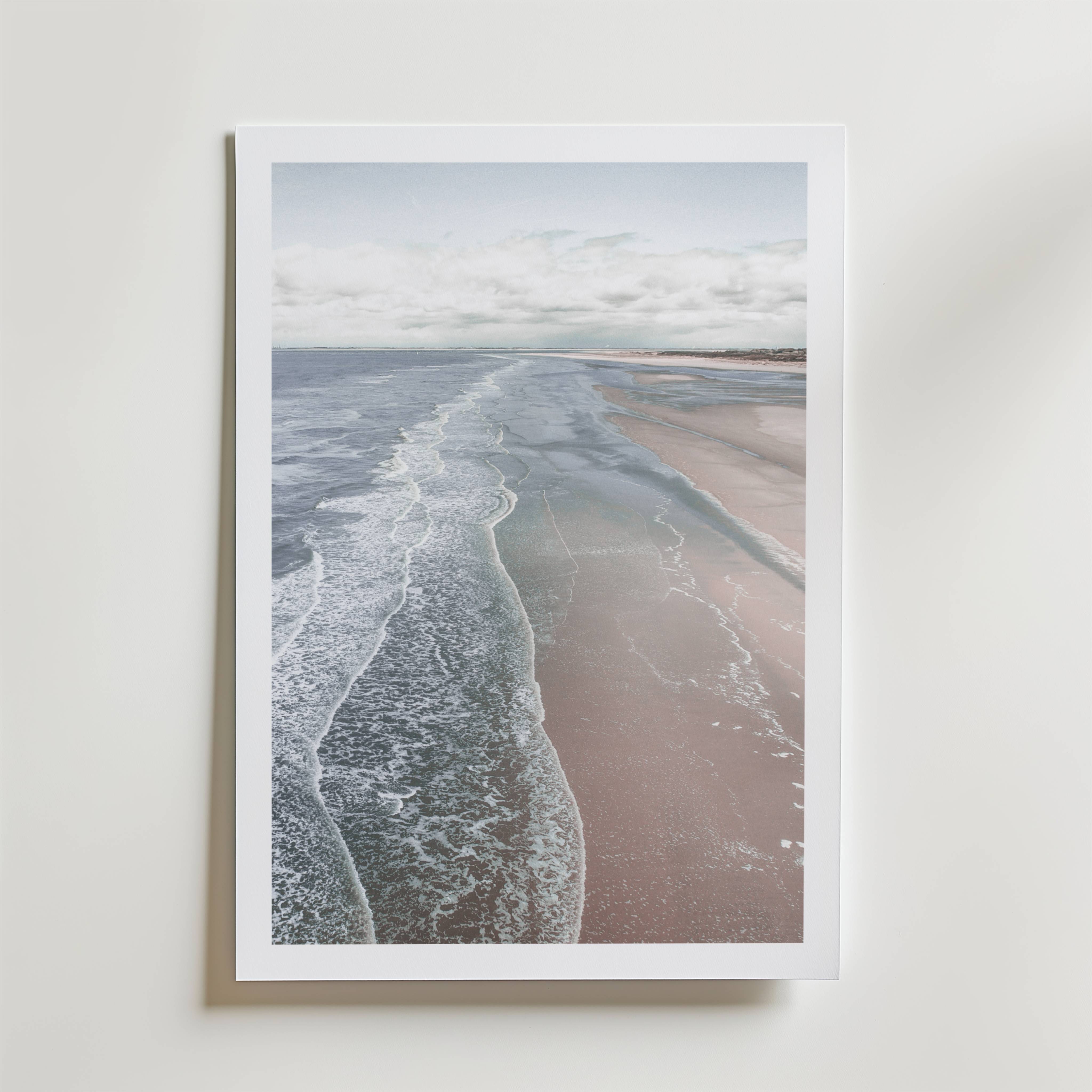 Coastal Horizon Calm Poster - Fine Art Poster 30x40 cm
