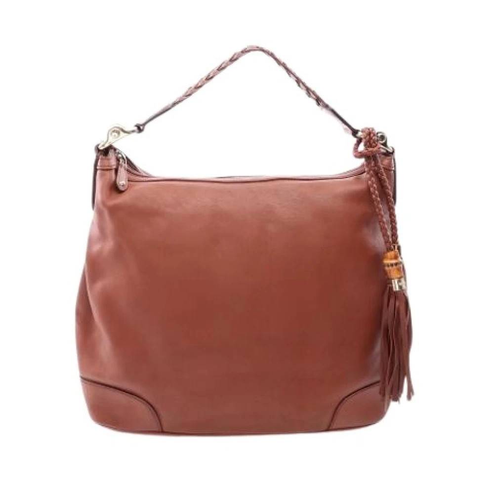 Gucci Vintage Pre-owned Vintage Skuldertaske - Vintage - Dame - Brun - ONE SIZE - Uld