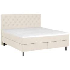 KONTINENTALSÄNG 140/200 cm i beige
