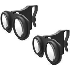 2 stk sorte foldbare VR-briller boks storm virtuel virkelighed magisk spejl