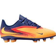 Phantom 6 Low Club Erling Haaland FG/MG JR fotbollsskor, LASER ORANGE/LEMON VENOM-BLUE VOID, Dam, 4.5