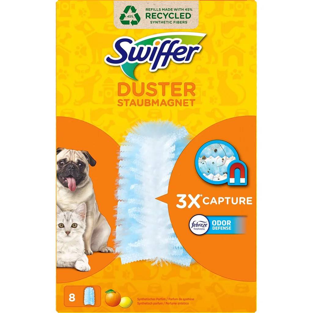 Swiffer Swiffer Duster Pet Rengöringsdukar refill 8-pack 8700216005104