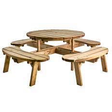 Hasslebro picnic sæt - brun fyrretræ