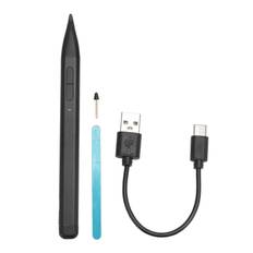Magnetic Touch Pen Tablet Screen Rechargeable Stylus for Surface Pro X 9 8 7 6 5 4 3 Book 2 X1 Pro svart