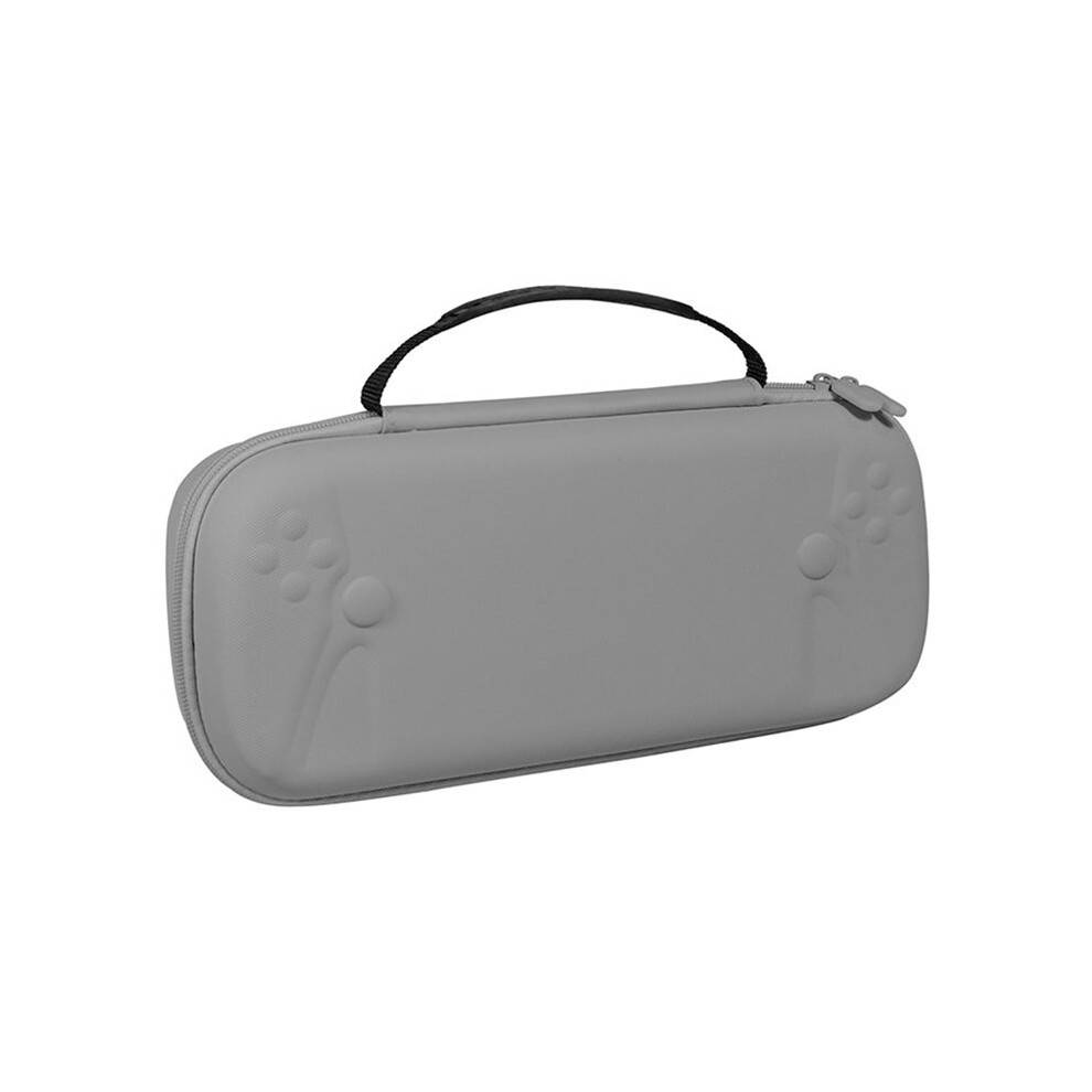 For PS5 Portal Carrying Case PU Leather Protective Travel Bag, Shockproof, Anti-Scratch for Portal Gray