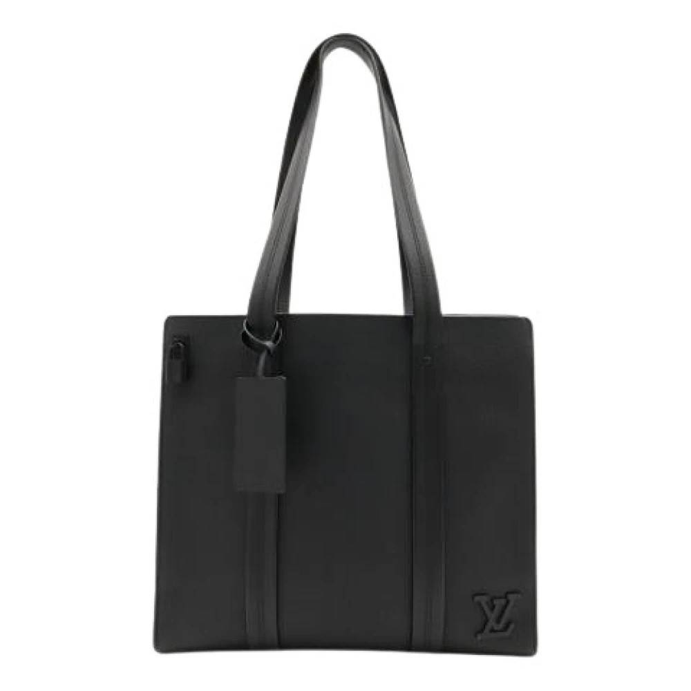 Louis Vuitton Vintage Pre-owned Vintage Læder Tote Taske - Vintage - Dame - Sort - ONE SIZE - Læder