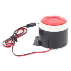 DC 12V Wired Mini Alarm Horn Home Security 110 dB Sound Alarming System