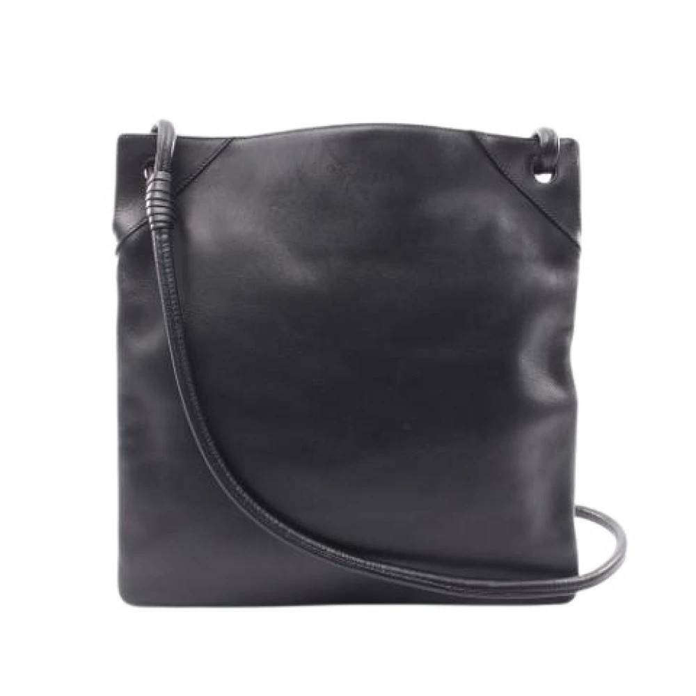 Bottega Veneta Vintage Pre-owned Vintage Skuldertaske - Vintage - Dame - Sort - ONE SIZE - Uld